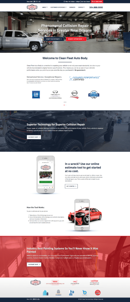 Clean Fleet Auto Body screenshot