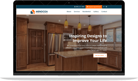 Mendoza Construction website